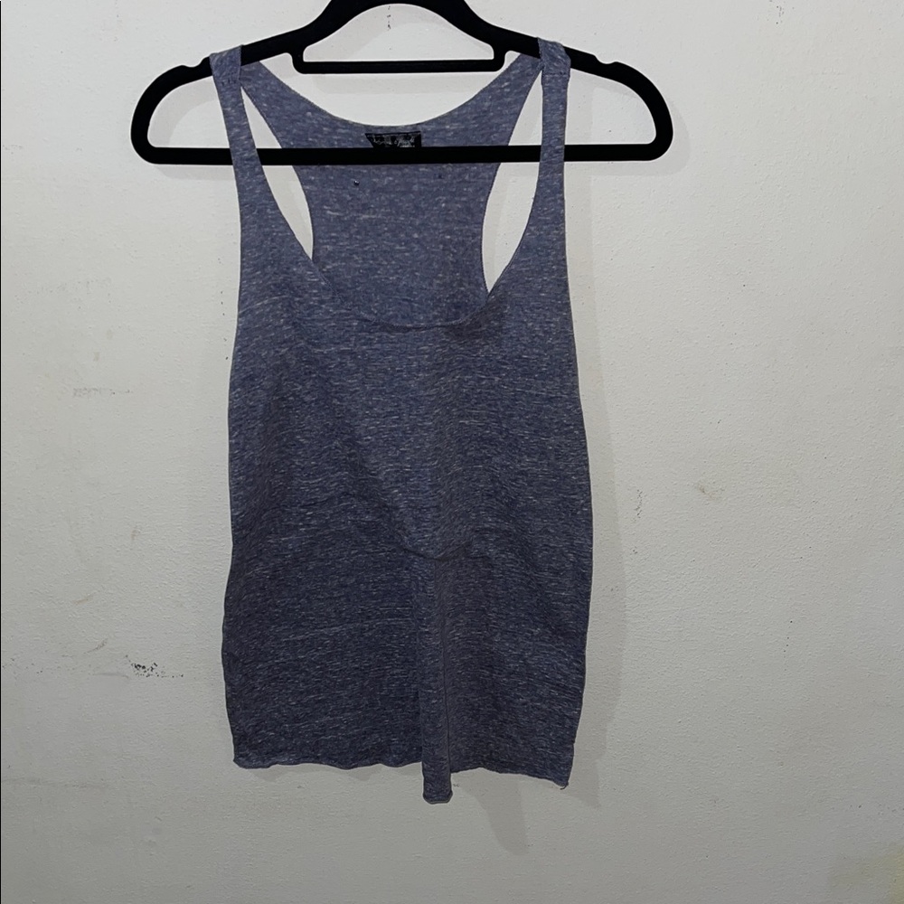 Casual Heather Blue Tank Top